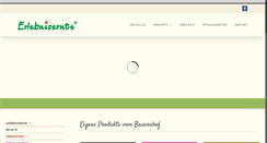 Desktop Screenshot of erlebnisernte.de